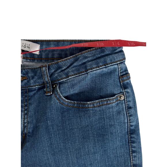 NWOT Kenneth Cole Reaction Straight Leg Ankle Med Wash Denim Mid-Rise Jeans -10 - Picture 10 of 14